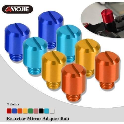 M8 M10 Mototcycle Mirror Hole Plug Screw For Yamaha XT225 XT250 XT250X XT600 XT600E XT600Z XT660 XT660E XT660R XT660X XT660Z