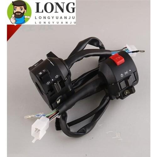 1pair 22mm 7/8" Motorcycle Handle Bar Switches Control Light Switch Indicator For Honda Rebel 250 CMX250C CA250 CMX250