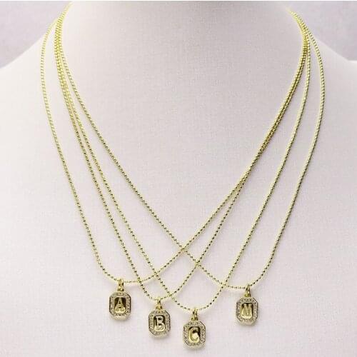 10 Strand letter charms necklace jewelry accessories women Gift for women necklace for women New design 51246