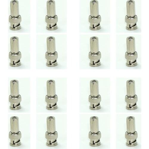 2/5/10PCS BNC Male Twist-on RG59 Connector Security CCTV Accessories Communication Converter Connect An RG-6 Coaxial Cable