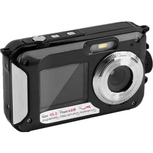 48MP Underwater Waterproof Digital Camera Dual Screen Video Camcorder Point and Shoots Digital Camera VDX99