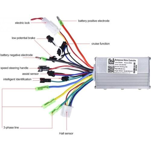 Ebike electric bicycle controller 48V dual mode brushless lithium battery electric bicycle scooter