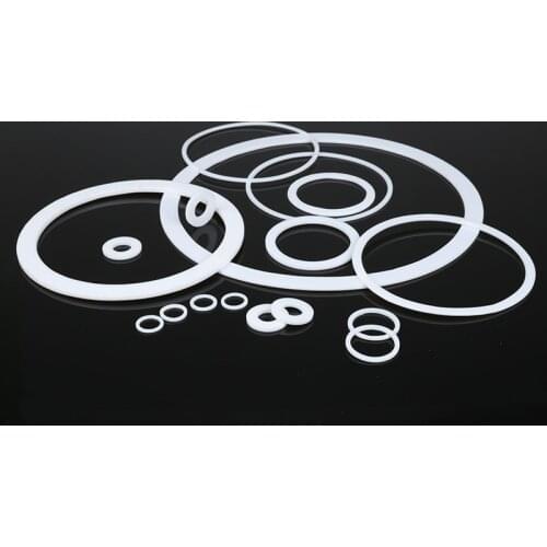 ID 3.17 3.2 3.3 3.4 3.5 3.6 4 4.2 4.3 4.5 mm 100pcs PTFE Shim Flat Washers Spacer Heat-resistant Ring Gasket White