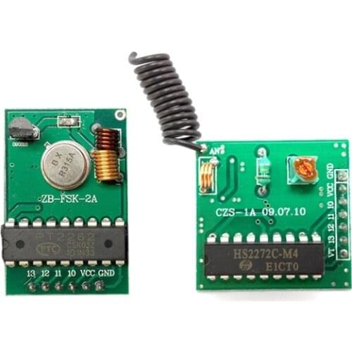 315/433M Wireless Remote Control Transceiver Module PT2262 Transmitter Module HS2272 Receiver Module
