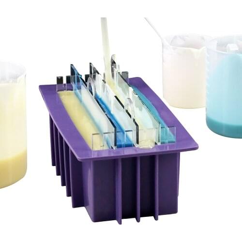 Render Soap Making Set Silicone Mold with Separators Planer Cutters Cold Process Soaps Making Tools