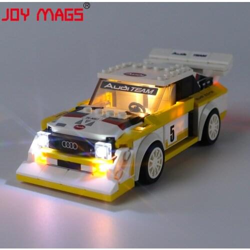 JOY MAGS Only Led Light Kit For 76897 Speed Champions 1985 Sport quattro S1 ,(NOT Include Model)