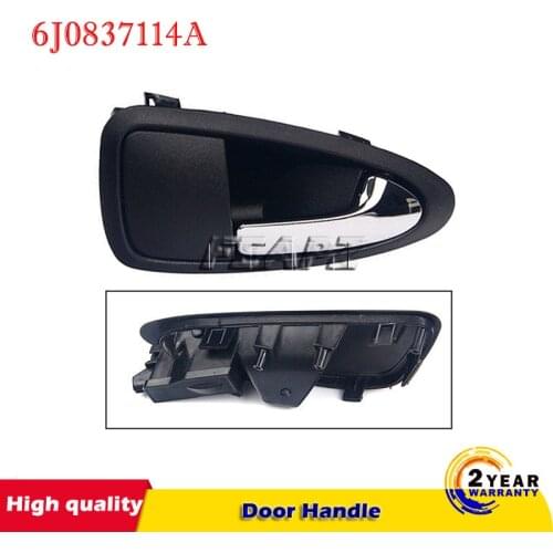 New Black ABS Car Auto Front Interior Right Side Door Handle Inner Accessories 6J0837114A Fit For Seat Ibiza 2009 2010 2011 2012