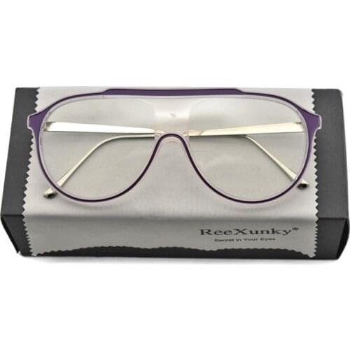 Unisex Anti Blue Rays Computer Glasses Women 2021 New Design Oversized One Piece Lens Gaming Eyewear Frame Men Trending Eyeglass