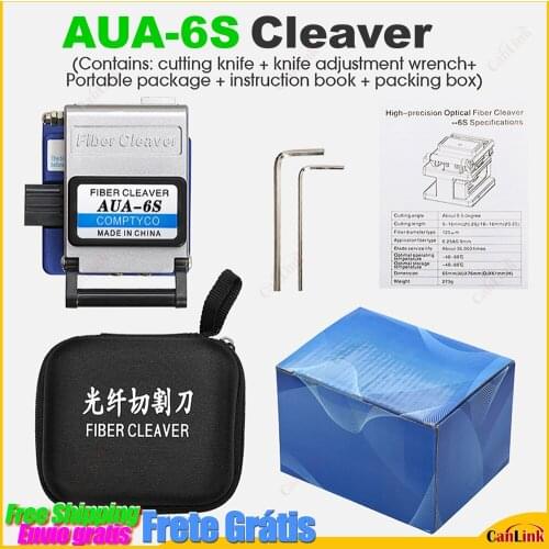 Origin Warranty Fiber cleaver AUA-6S Cable Cutting Knife FTTT Fiber Optic Knife Tools cutter Cleavers 16 surface blade