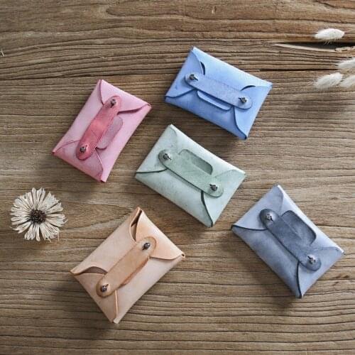 Originality Coin Purse Special Leather Girls Coin Purses Change Pocket Simple Lady Square Bun Coin Pouch Gift Portable
