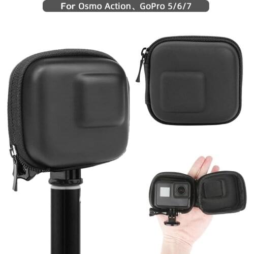 Portable Mini Sports Camera Storage Bag EVA Small Exquisite Wear-resisting Durable for Osmo Action GoPro Camera Accessories