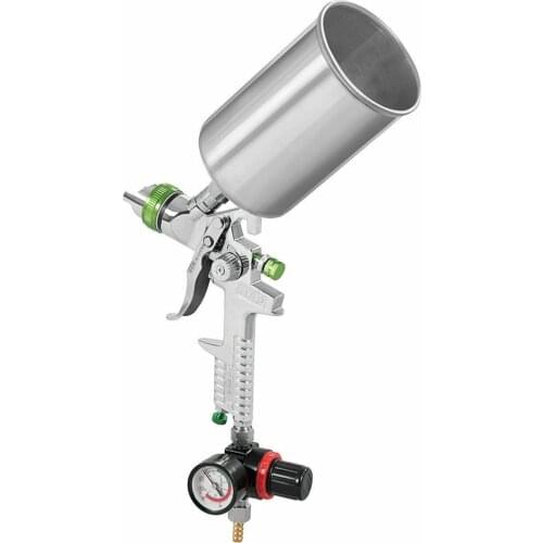 2.5mm Professional HVLP Air Spray Gun Paint Sprayer Gravity Feed Airbrush Kit Car Furniture Painting Spraying Tool