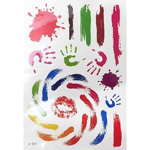 Waterproof Temporary Tattoo Sticker Men Women Fake Tatoo Body Art 14.5x15CM