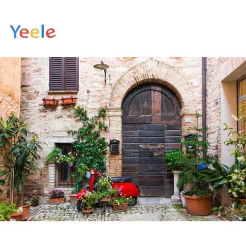 Yeele Retro House Yard Backdrop Newborn Baby Shower Children Birthday Party Photography Background For Photo studio Photocall