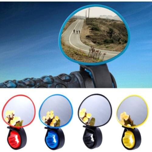 1PCS Bicycle Rearview Mirror Mountain Bike Mirror 360 Rotation Mirror Riding Equipment Rearview Mirror