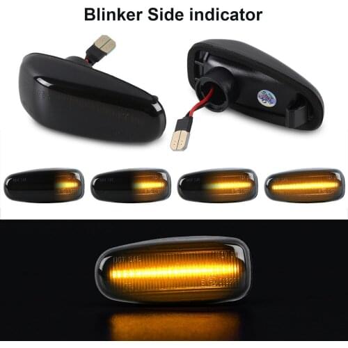 2 PCS Sequential LED Side Marker Blinker Indicator Turn Signal Light For Mercedes-BENZ E-Class W210 C-Class W202 W208 R170 W638