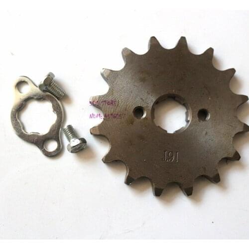 520 16T Universal Tooth 20mm before small flywheel Material Cast iron Front Engine Sprocket fit Pit Bike ATV Motorcycle part
