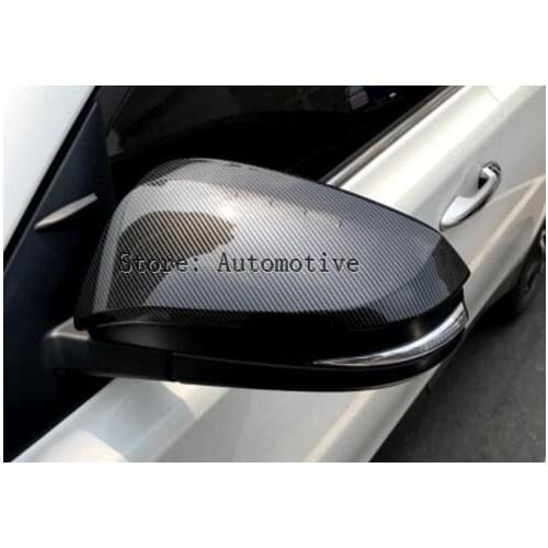 Accessories! 2PCS ABS Car Door Side Mirror Rearview Rear View Cup Cover Trim For Toyota Harrier XU60 2013 2014 2015 2016 2017