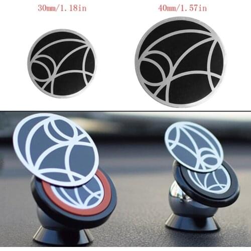 Free delivery 1PC Universal Metal Plate Replacement For Car Magnetic Mount Attachment Phone Holder Stand New Drop shipping