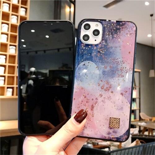 Bling Shockproof Back Cover for iPhone 12 11 Pro Max 7 8 Plus Luxury Glitter Phone Case For iPhone Xs Max XR 11 12 Pro 12 Case
