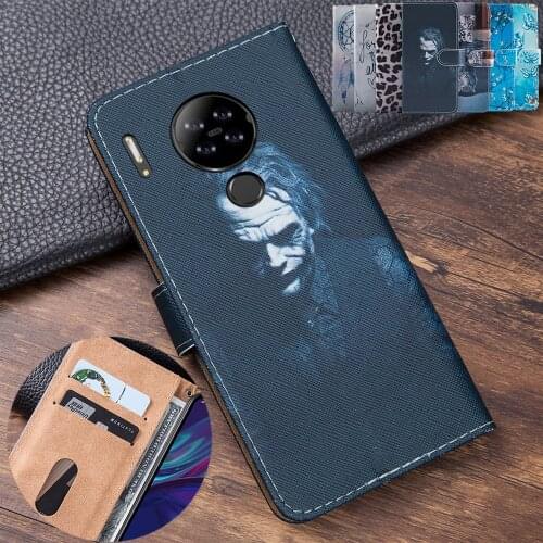 Clown Flip Book Style Cover For Blackview A80 Case Stand Phone bag For blackview a80 a 80 6.21" 3D Leather Emboss Painted Shell