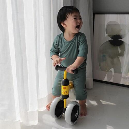 2021 Childrens Pajamas Summer Short-sleeved t shirt + shorts Solid set Kids Pyjamas Boys Girls Pajamas Baby Sleepers Sleepwear