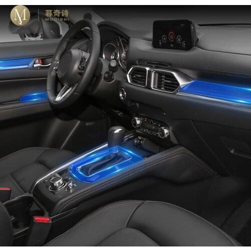 For Mazda CX-5 2017-2020 Car Interior Center console Transparent TPU Protective film Anti-scratch Repair film Accessories Refit