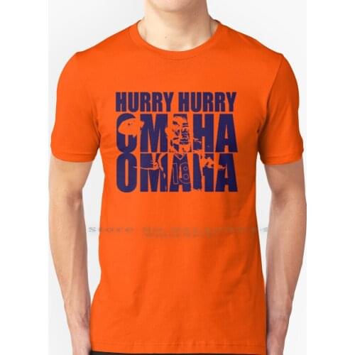 Hurry Hurry Omaha T Shirt 100% Pure Cotton Hurry Hurry Omaha Football University Peyton Mvp Manning