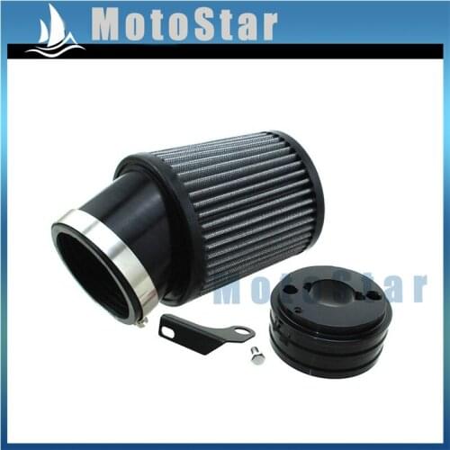 Air Filter & Adapter Kit For 6.5 HP Honda Clone GX160 GX200 Go Kart