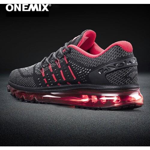 ONEMIX New Mens Air Running Shoes Breathable Massage Run Man Sneakers Outdoor Jogging Walking Shoes Comfortable Sport Shoes