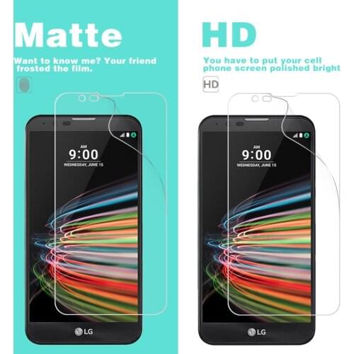 Anti-Fingerprint Matte Film For LG X Cam FAST Mach K600 K240 Power 2 Screen Skin Style Venture View X2 2018 HD Glossy cover
