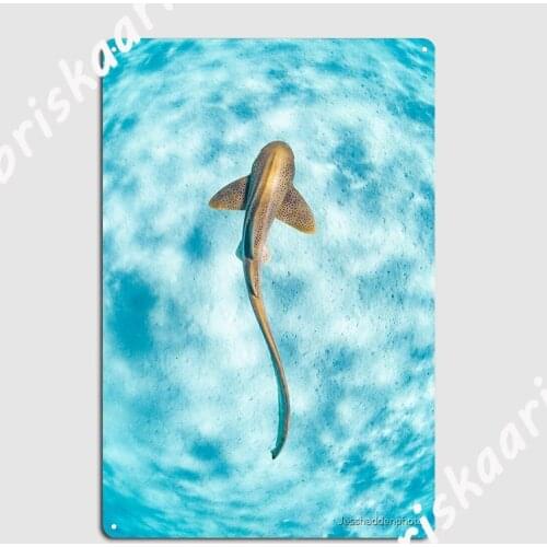 Zebra Shark Metal Plaque Poster Party create Garage Decoration Club Tin sign Posters