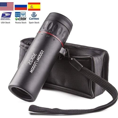 High Definition Monocular Telescope 30X25 Waterproof Mini Portable Military Zoom 10X Scope For Travel Hunting binoculares