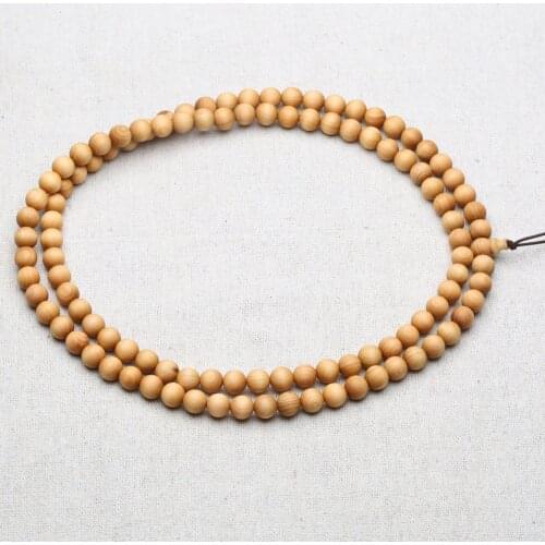 Natural Sandalwood China Sandalwood Bracelet 99 Rosary Islamic Muslim Handmade Rosary