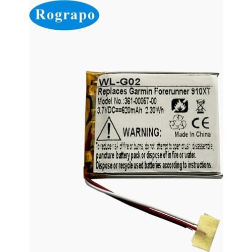 New 3.7V 620mAh 361-00057-00 Replacement Battery For Garmin Forerunner 910XT Mountaineering Sport Running Watch+gift
