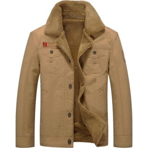 Autumn Winter Mens Cotton Blend Jacket Casual Fashion Stand Collar Motorcycle Jacket Men Slim High Quality Coats