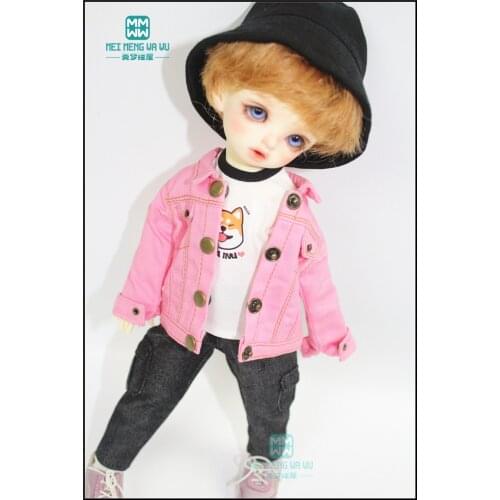 Fits 27cm-30cm 1/6 MYOU YOSD BJD dolls Toys Spherical joint doll Fashion Jacket, denim shorts