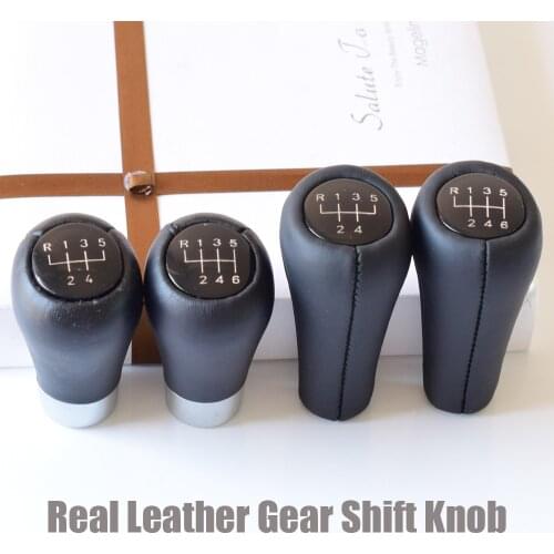 1Pcs Gear Shift Knob Fit For BMW Z4 E85 E86/Z5/Z8 E52 Manual 5 6 Speed Car Stick Gear Lever Shifter HandBall ABS Leather