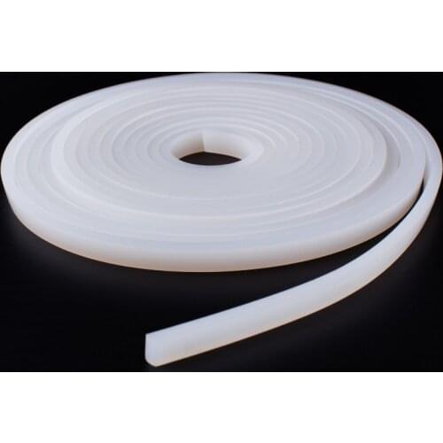 Silicone Sealing Strip Bar Tape High Temperature Resistance Heat-resistant Anti-aging Insulation 2mm x 40mm 1m Customized