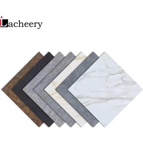 Modern Self Adhesive Tiles Floor Stickers Marble Bathroom Ground Decals Kitchen Bedroom Peel and Stick Wall Sticker Home Decor