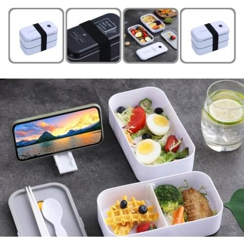 1 Set Excellent Meal Prep Container Supplies with Multi-compartments Set Practical Lunchbox Food Grade for Household