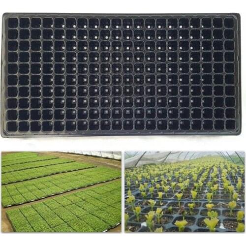 1Pcs 200 Cells Black PP Seedling Growing Cases Germination Plant Propagation Pot Garden Plant Pot Vegetable nursery Seed Tray