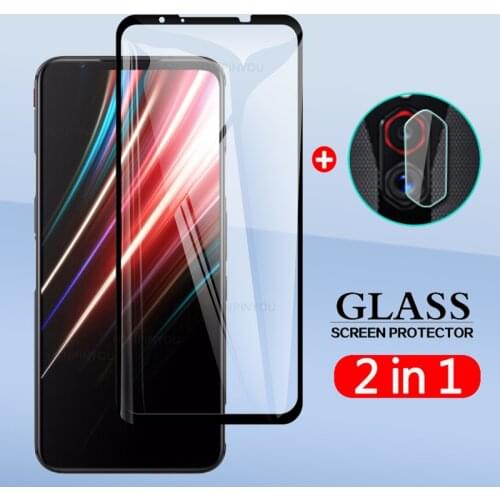 2 In 1 Back Camera Lens Film & Screen Protector Protective Tempered Glass For ZTE nubia Red Magic 5G 3 3s Mars