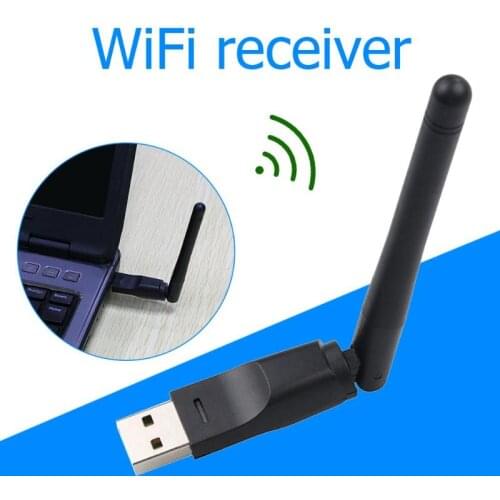 7601 Mini USB 2.0 WiFi Adapter 150Mbps Wireless LAN Network Card WiFi Receiver for PC Computer Ethernet High Speed Wifi Antenna