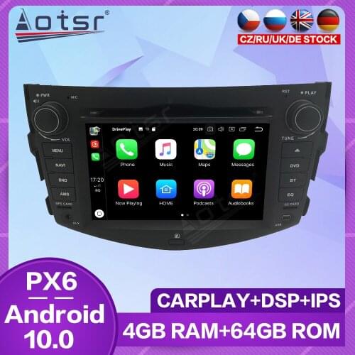 Car Radio For Toyota RAV 4 RAV-4 2006 - 2012 Android Multimedia Player PX6 Screen Audio GPS Navigation Autoradio Stereo Carplay