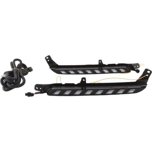 Auto LED Headlight Eye Lamp Fog Lamps Daytime Running Lights Turn Signal Lights for Toyota Hilux Revo 2020-2022