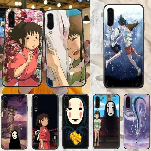 Anime Spirited Away No Face man Phone case For Samsung Galaxy A 3 5 7 8 10 20 21 30 40 50 51 70 71 E S 2016 2018 4G black 3D