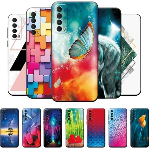 For Huawei P smart 2021 Case Phone Case Huawei Y7A Silicone Soft TPU Back Cover Case For Huawei P smart 2021 Y7A Bumper Coque