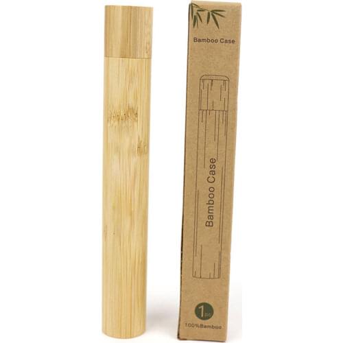 Eco Friendly Bamboo Tube Natural Biodegradable Organic