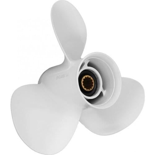 11 1/8 x13-G 3 Blades Aluminum Boat Propeller Outboard Motor for Yamaha 30-60HP Aluminum Propeller Outboard NEW